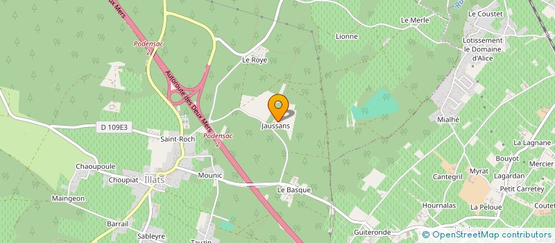 localisation de l'entreprise SCI BEROYA  ILLATS