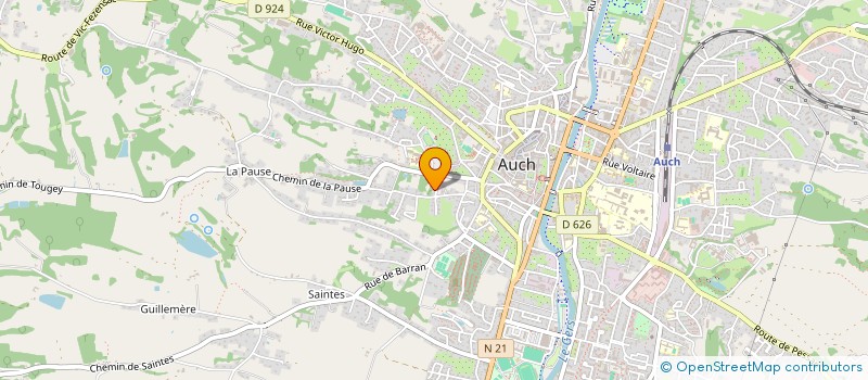 localisation de l'entreprise SCI BERPAPHI à AUCH