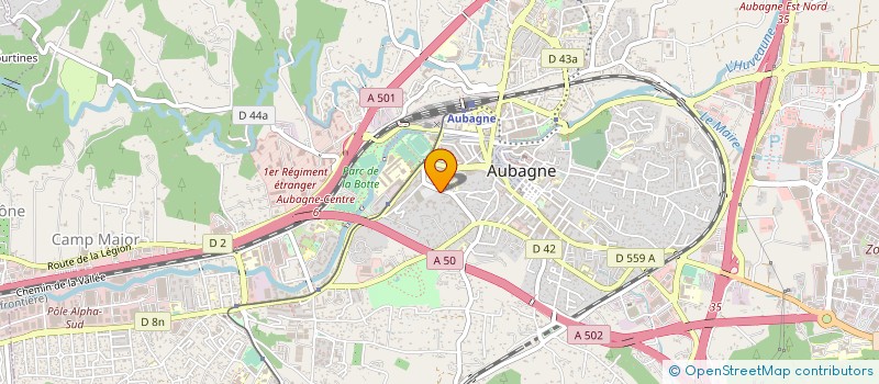 localisation de l'entreprise SCI BERPATEM à AUBAGNE