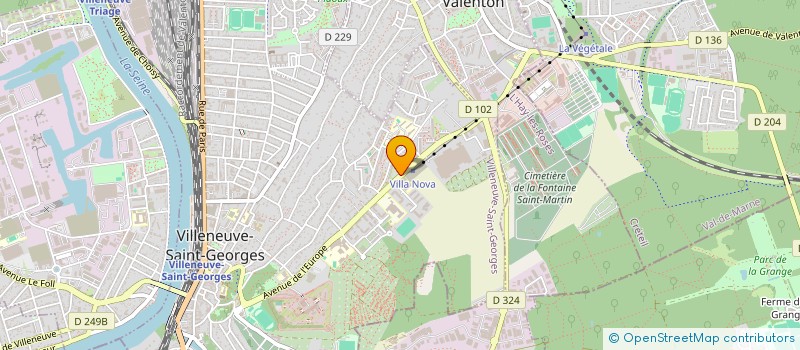 localisation de l'entreprise SCI BERRA  VILLENEUVE-SAINT-GEORGES