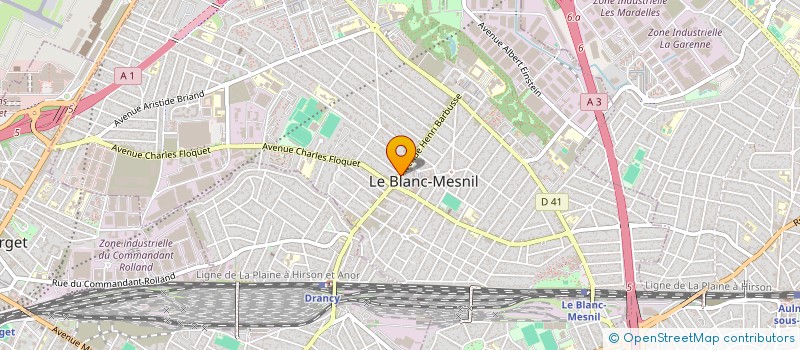 localisation de l'entreprise SCI BERRAKI à LE BLANC-MESNIL
