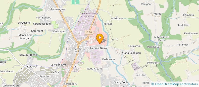 localisation de l'entreprise SCI BERRE  CONCARNEAU