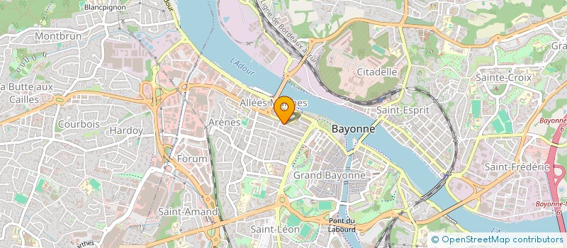 localisation de l'entreprise SCI BERRIA à BAYONNE