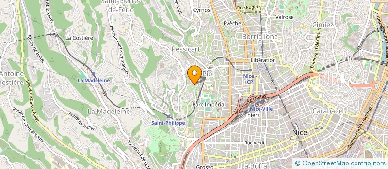 localisation de l'entreprise SCI BERRIAT à NICE