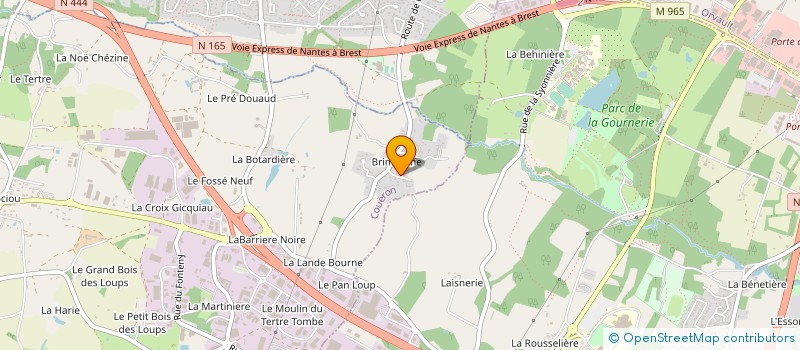 localisation de l'entreprise SCI BERRIC à COUERON