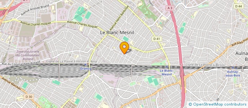 localisation de l'entreprise SCI BERRICH à LE BLANC-MESNIL