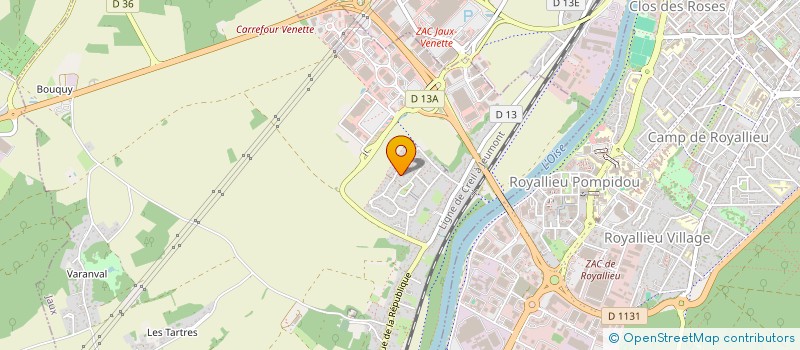 localisation de l'entreprise SCI BERRIE 56  JAUX