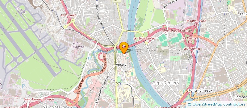 localisation de l'entreprise SCI BERRIEIX  TOULOUSE