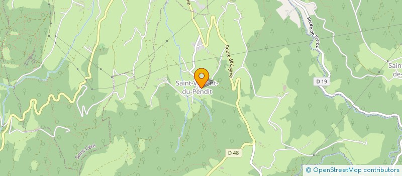 localisation de l'entreprise SCI BERRIV  SAINT-VINCENT-DU-PENDIT