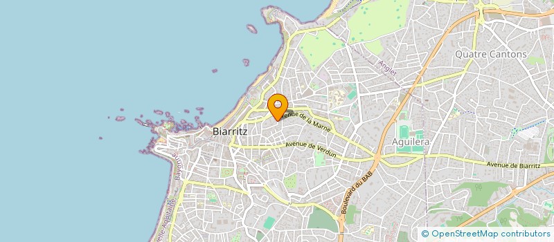 localisation de l'entreprise SCI BERROETA à BIARRITZ