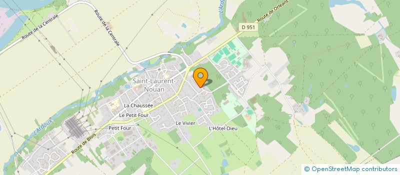 localisation de l'entreprise SCI BERRUE PERE ET FILLE  SAINT-LAURENT-NOUAN