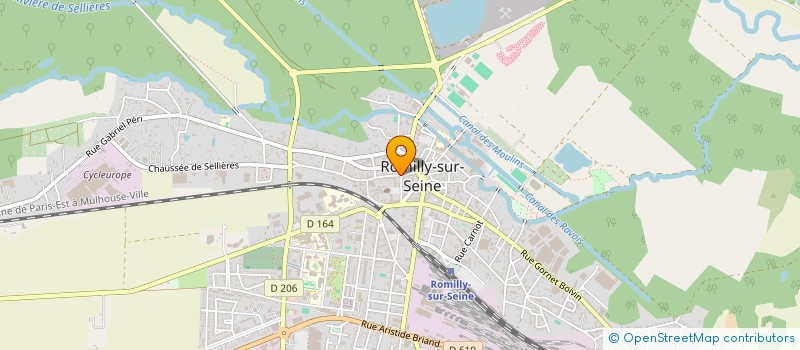localisation de l'entreprise SCI BERRUET  ROMILLY-SUR-SEINE