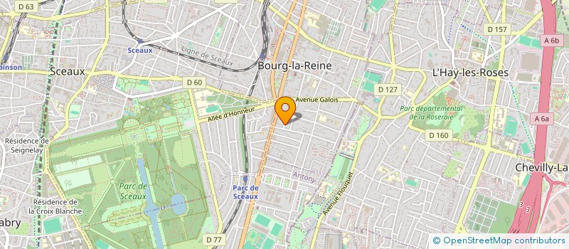 localisation de l'entreprise SCI BERRY à BOURG-LA-REINE