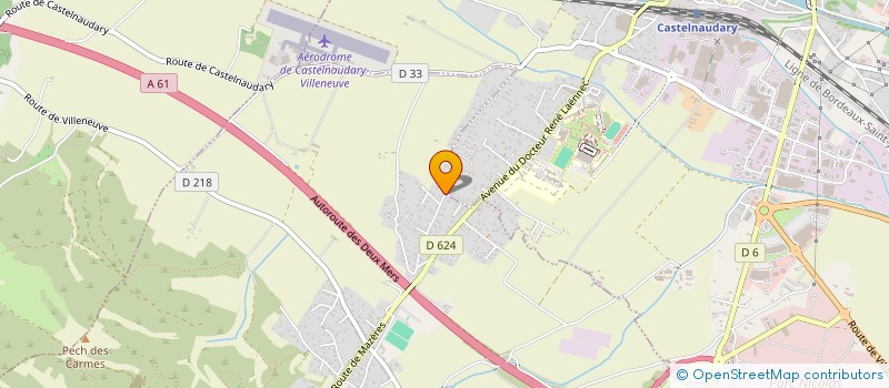 localisation de l'entreprise SCI BERRY TOURAINE  CASTELNAUDARY