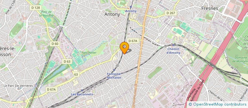 localisation de l'entreprise SCI BERSA à ANTONY