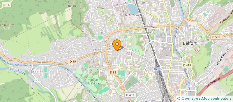localisation de l'entreprise SCI BERSIM à BELFORT
