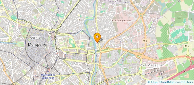 localisation de l'entreprise SCI BERSO à MONTPELLIER