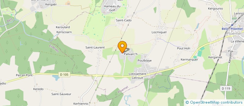 localisation de l'entreprise SCI BERSO  PLOEMEL