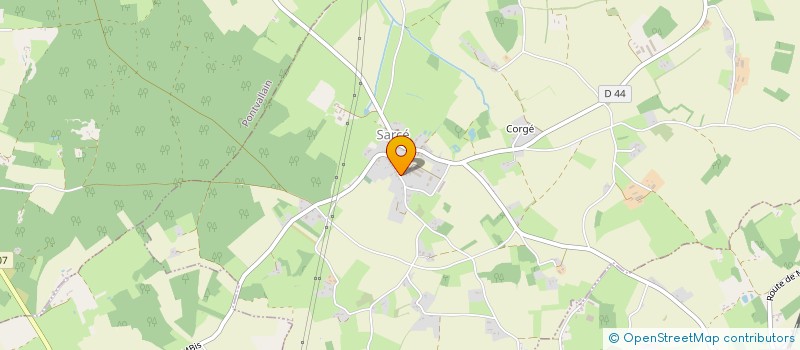 localisation de l'entreprise SCI BERSOLEIL  SARCE