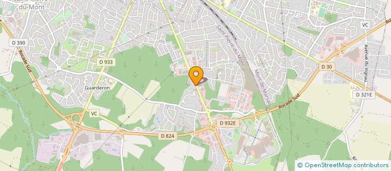 localisation de l'entreprise SCI BERSOMAR à SAINT-PIERRE-DU-MONT