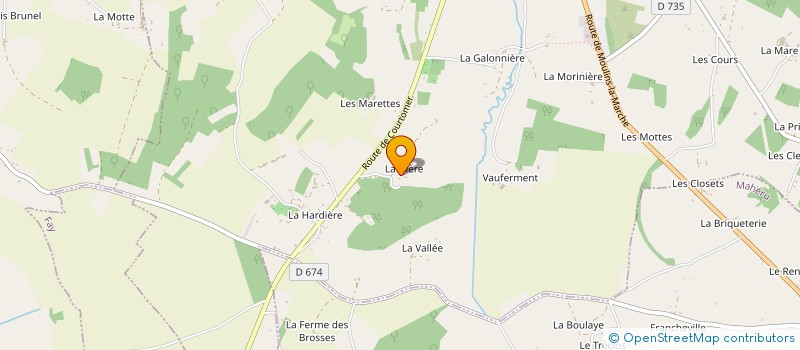 localisation de l'entreprise SCI BERSON à ECHAUFFOUR