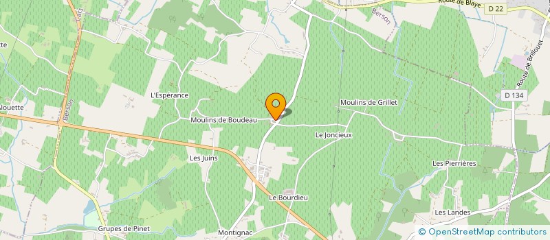 localisation de l'entreprise SCI BERSONAISE  BERSON