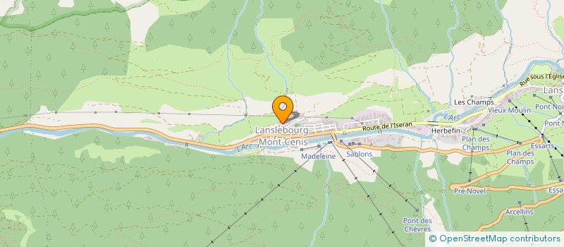 localisation de l'entreprise SCI BERSSI  VAL-CENIS