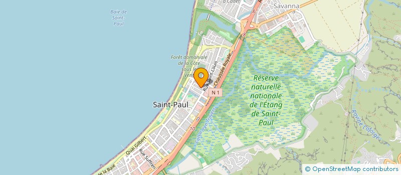 localisation de l'entreprise SCI BERSUEL à SAINT-PAUL