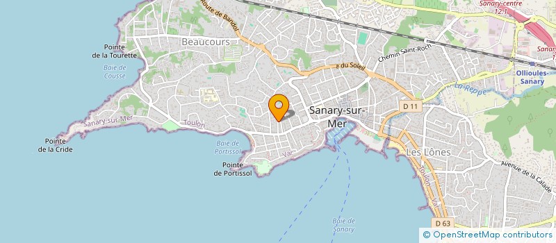localisation de l'entreprise SCI BERT à SANARY-SUR-MER