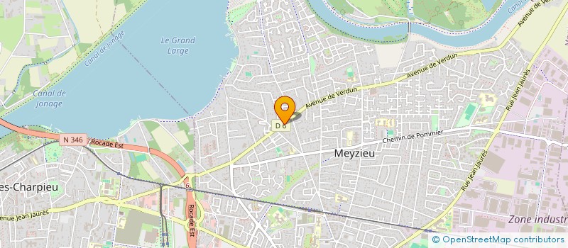 localisation de l'entreprise SCI BERT  MEYZIEU