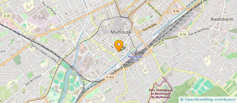 localisation de l'entreprise SCI BERT IMMO  MULHOUSE