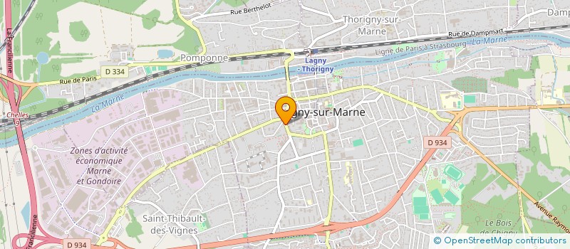 localisation de l'entreprise SCI BERTANNB  LAGNY-SUR-MARNE