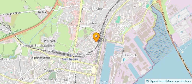 localisation de l'entreprise SCI BERTAUD  SAINT-NAZAIRE