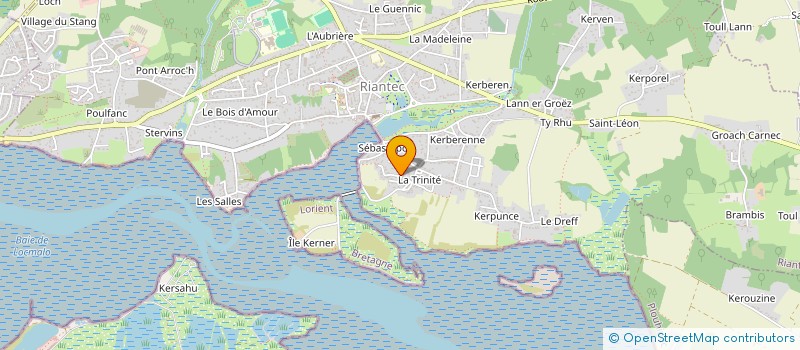 localisation de l'entreprise SCI BERTAZZO RIANTEC  RIANTEC