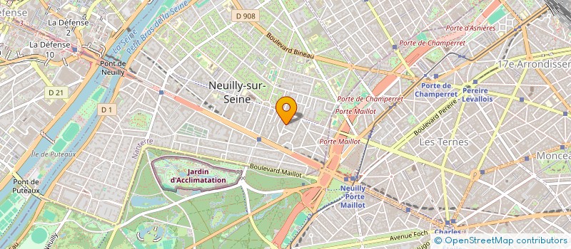 localisation de l'entreprise SCI BERTEAUX 2000 à NEUILLY-SUR-SEINE