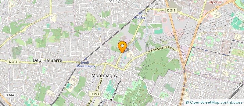 localisation de l'entreprise SCI BERTEAUX  MONTMAGNY