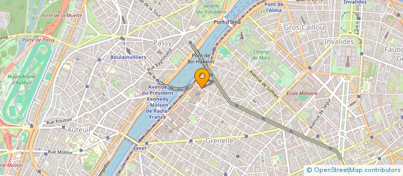localisation de l'entreprise SCI BERTELET à PARIS