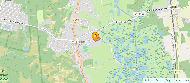 localisation de l'entreprise SCI BERTELOOT  MERLIMONT