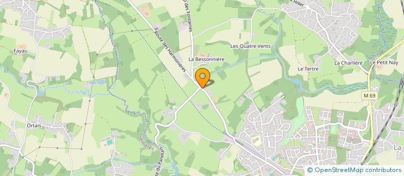 localisation de l'entreprise SCI BERTELOVA  LA CHAPELLE-SUR-ERDRE