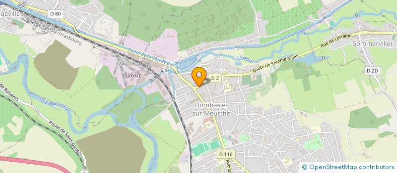 localisation de l'entreprise SCI BERTEN  DOMBASLE-SUR-MEURTHE