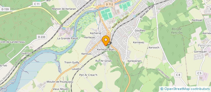 localisation de l'entreprise SCI BERTHAUD  DIRINON