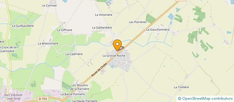 localisation de l'entreprise SCI BERTHAUD CLAVIER  LEGE