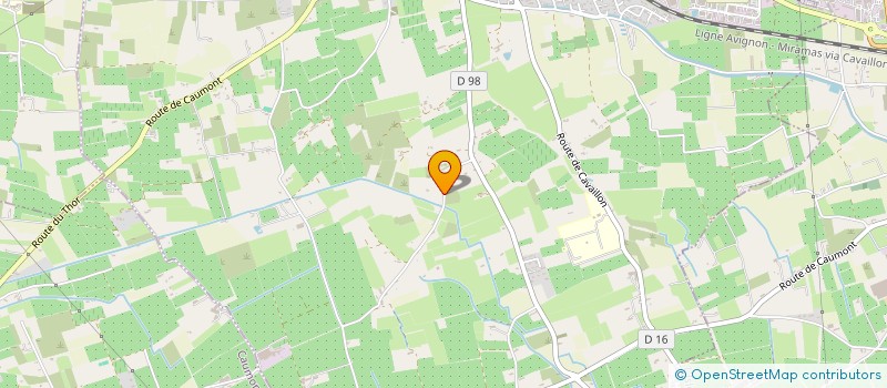 localisation de l'entreprise SCI BERTHE  LE THOR