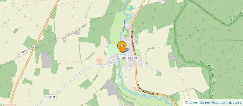 localisation de l'entreprise SCI BERTHELEMOT  CHAMESSON