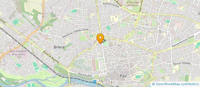 localisation de l'entreprise SCI BERTHELLEMY à PAU