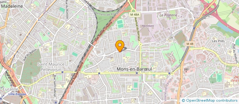 localisation de l'entreprise SCI BERTHELOT  MONS-EN-BARUL