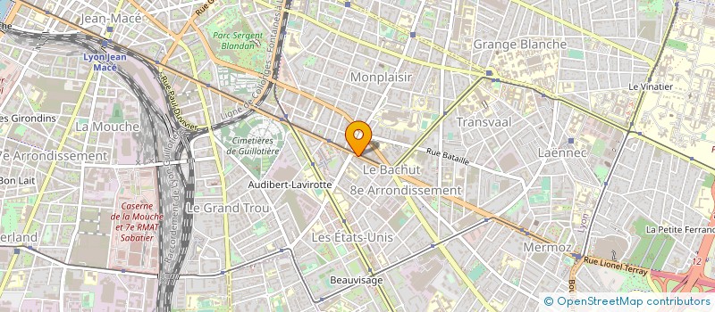 localisation de l'entreprise SCI BERTHELOT 320  LYON