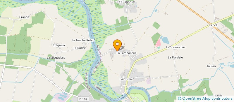 localisation de l'entreprise SCI BERTHELOT  PLESSE