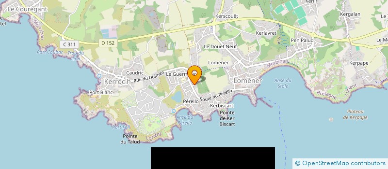 localisation de l'entreprise SCI BERTHELOT à PLOEMEUR