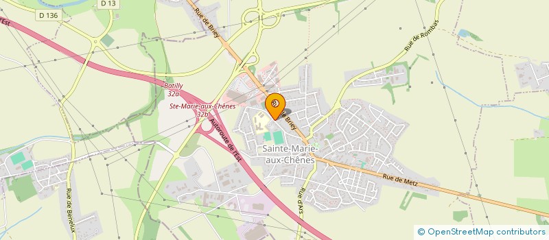 localisation de l'entreprise SCI BERTHELOT  SAINTE-MARIE-AUX-CHENES